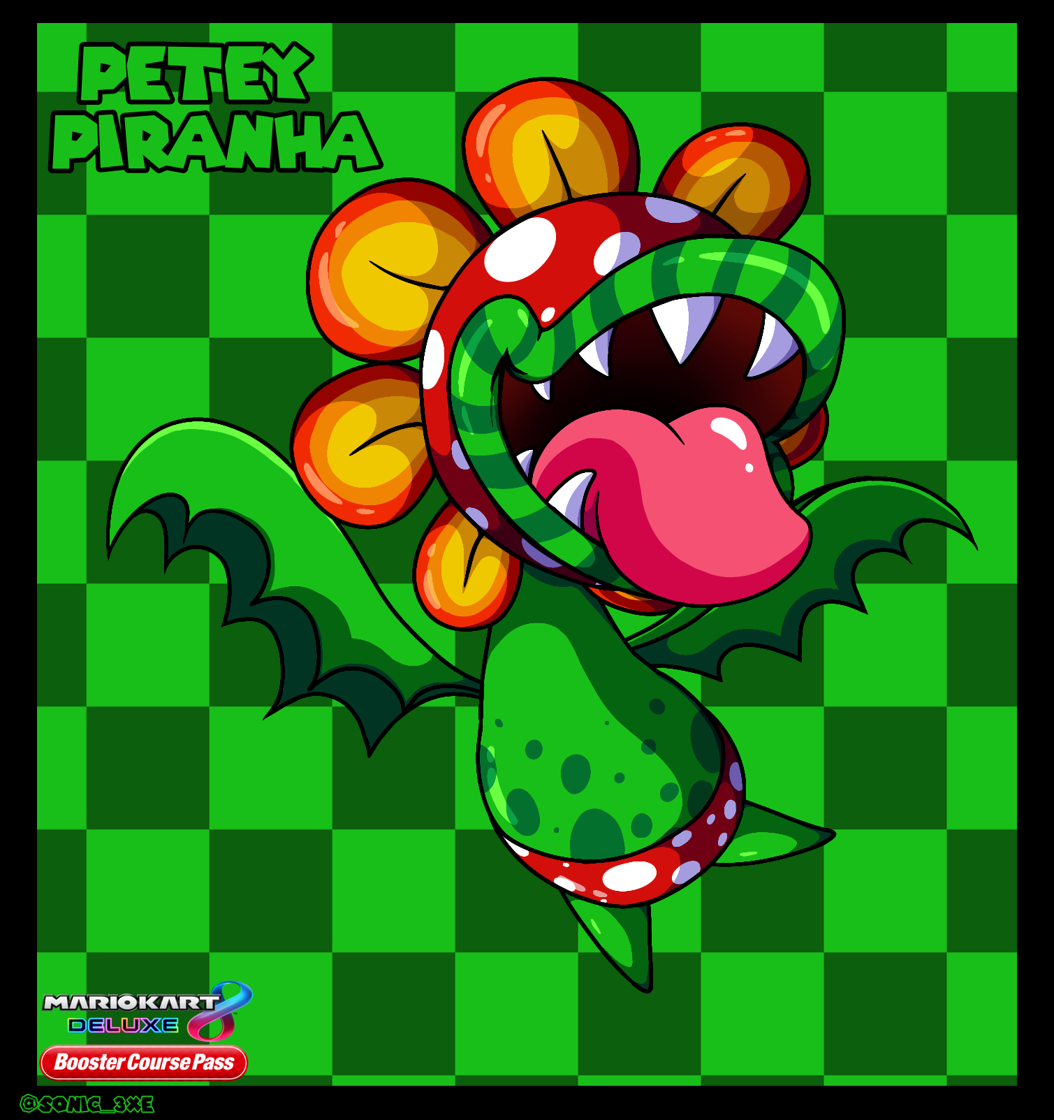 MK8DX DLC Character 02 - Petey Piranha by sonicexeartist567 on DeviantArt