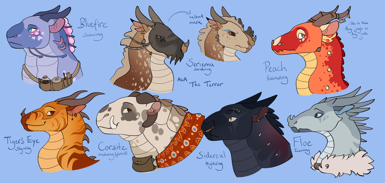 WoF Headshot Adopts by bogcreacher on DeviantArt