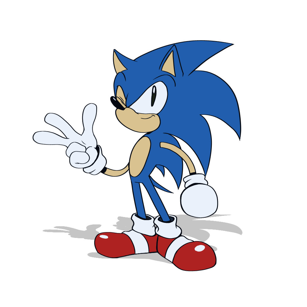 Dark Sonic Pose 2 by TheArtistPanda on DeviantArt