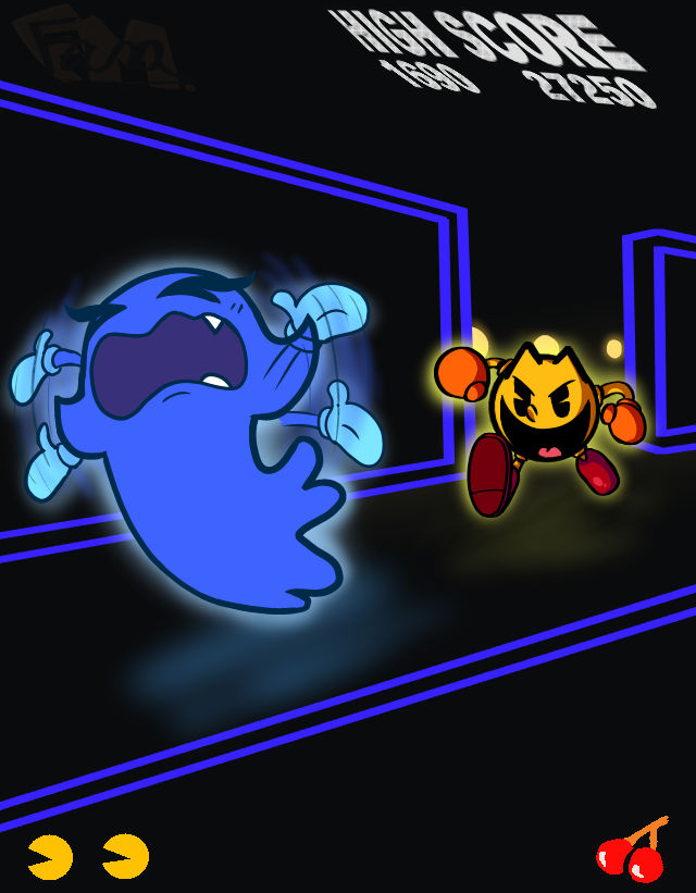Pac Man Rage Deviantart PacMan. by FanaMationU on DeviantArt