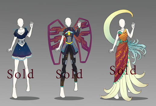 Inspiration Outfit Adopts 1-3 (Closed)
