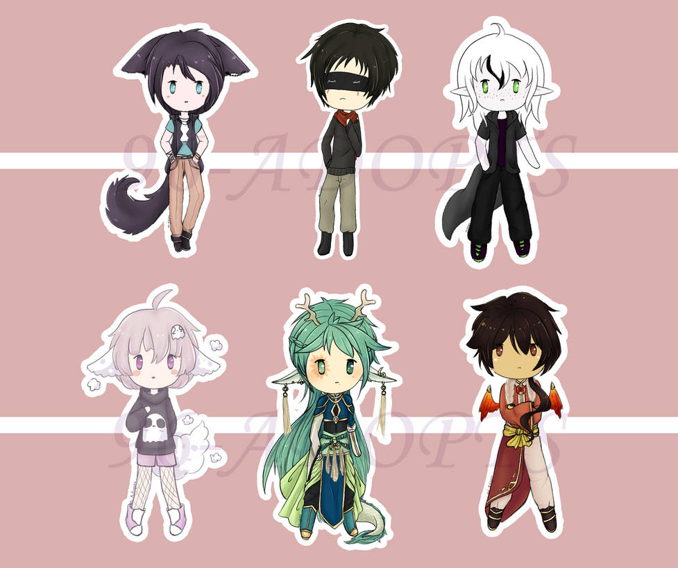 Chibi-Roleplays Crayon Chibis Vol 1 by 96-Designs on DeviantArt