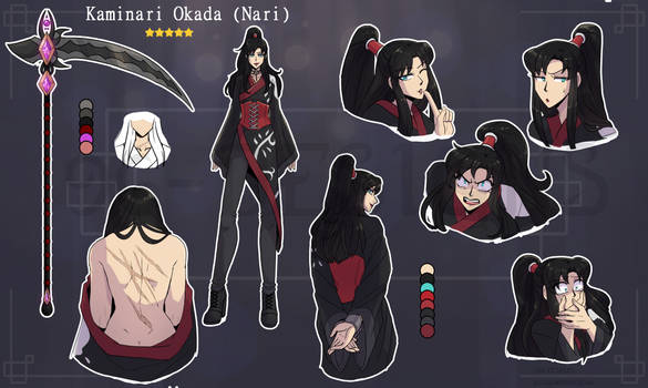 [R] Kaminari Okada (Nari) Reference sheet