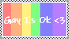 Gay Is Ok Stamp