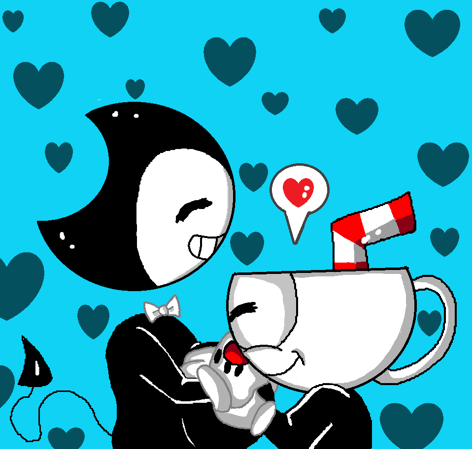 Pregnant Bendy and Cuphead by westhemime on DeviantArt