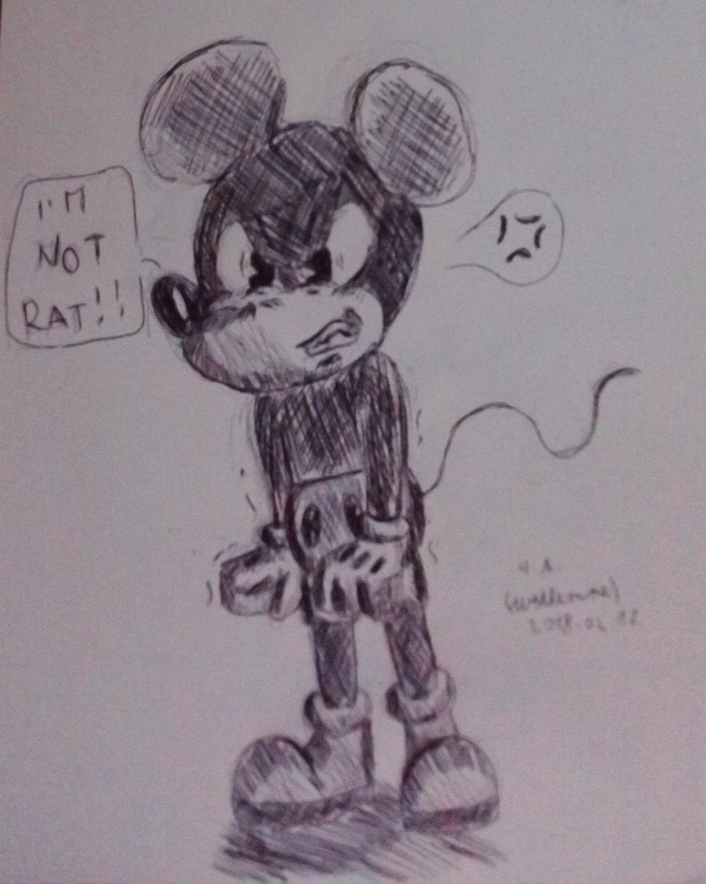 Mickey Mouse Raging angry Mickey by westhemime on DeviantArt