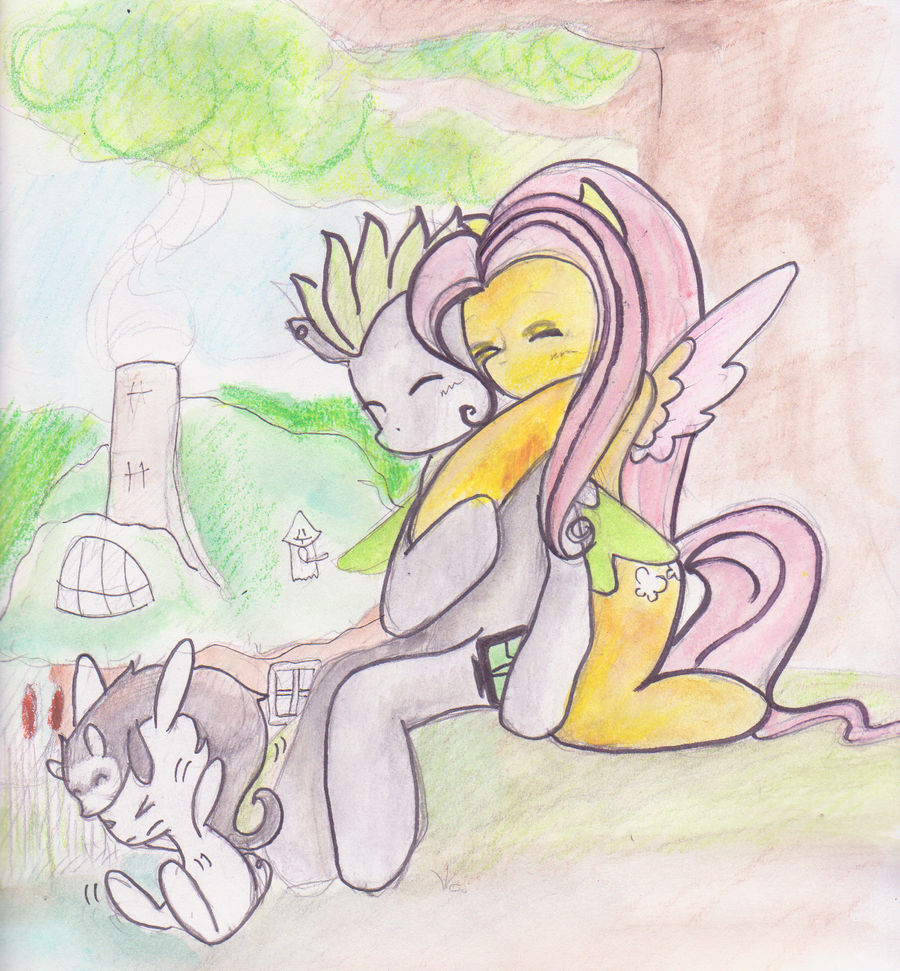 Comm: Bass Lyne and Fluttershy