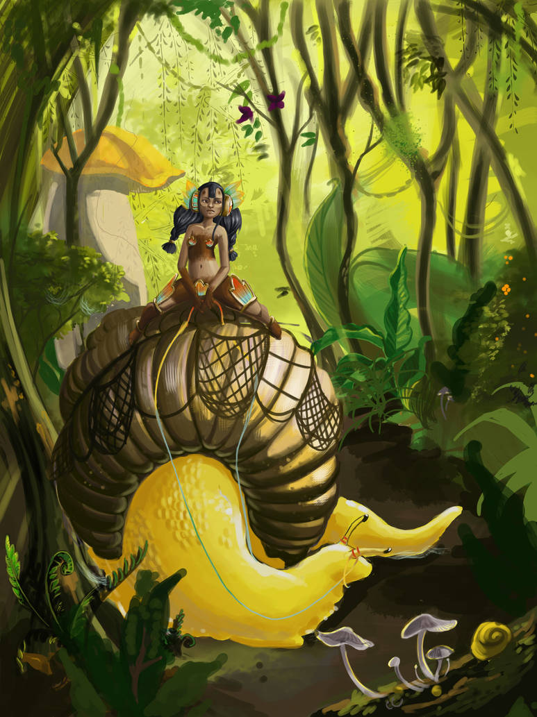 Teo riding Lak by CantoChi