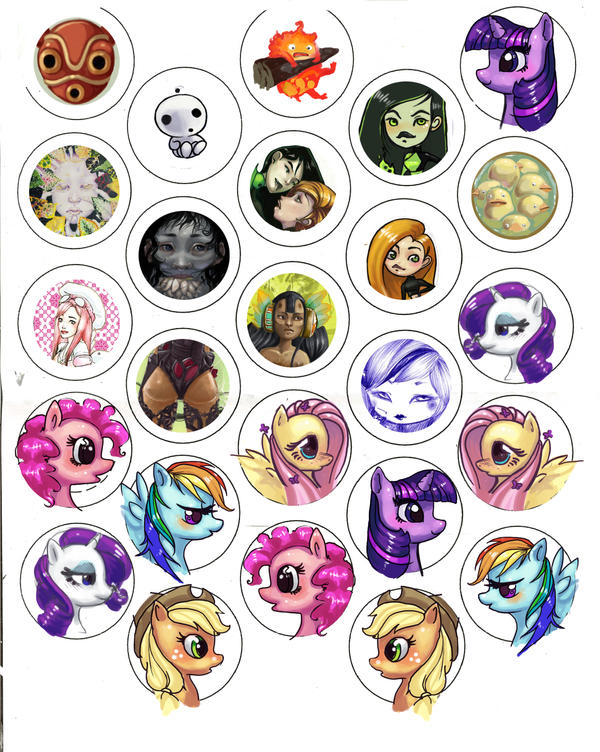 button designs by CantoChi