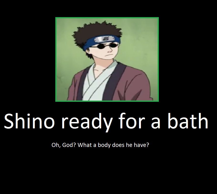 Shino ready for a bath by ABURAMEFANFOREVER on DeviantArt Shino ready for a bath by ABURAMEFANFOREVER on DeviantArt
