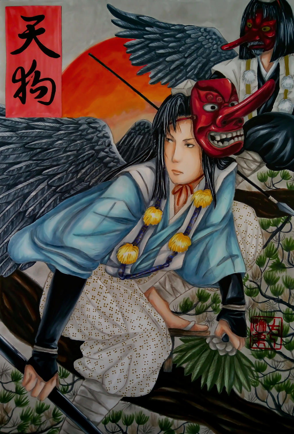 Chapter II: Tengu by Hallowie29 on DeviantArt