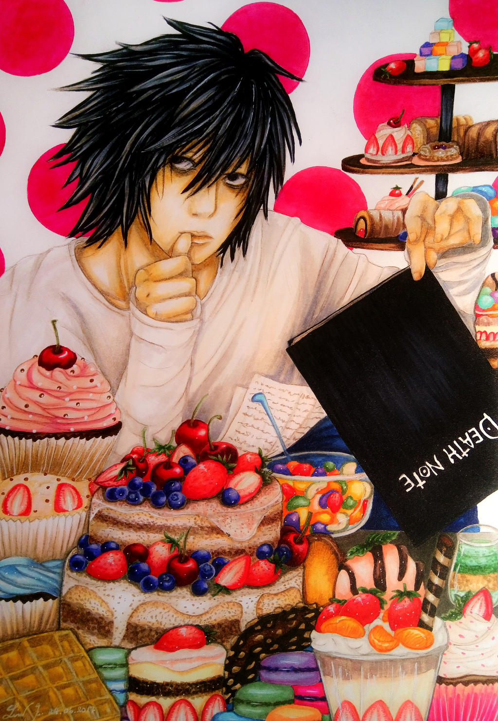 Death Note FA: Work or Dessert Time?? by Hallowie29 on DeviantArt