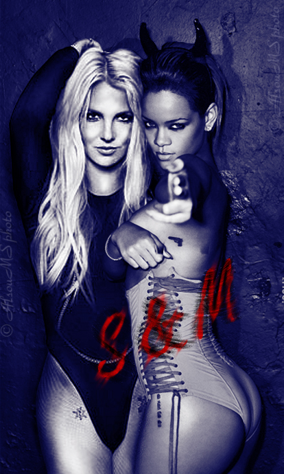 Rihanna Britney Spears S And M By Alsoumslucky On Deviantart Rihanna Britney Spears S And M By Alsoumslucky On Deviantart