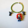 brave charm bracelet fimo