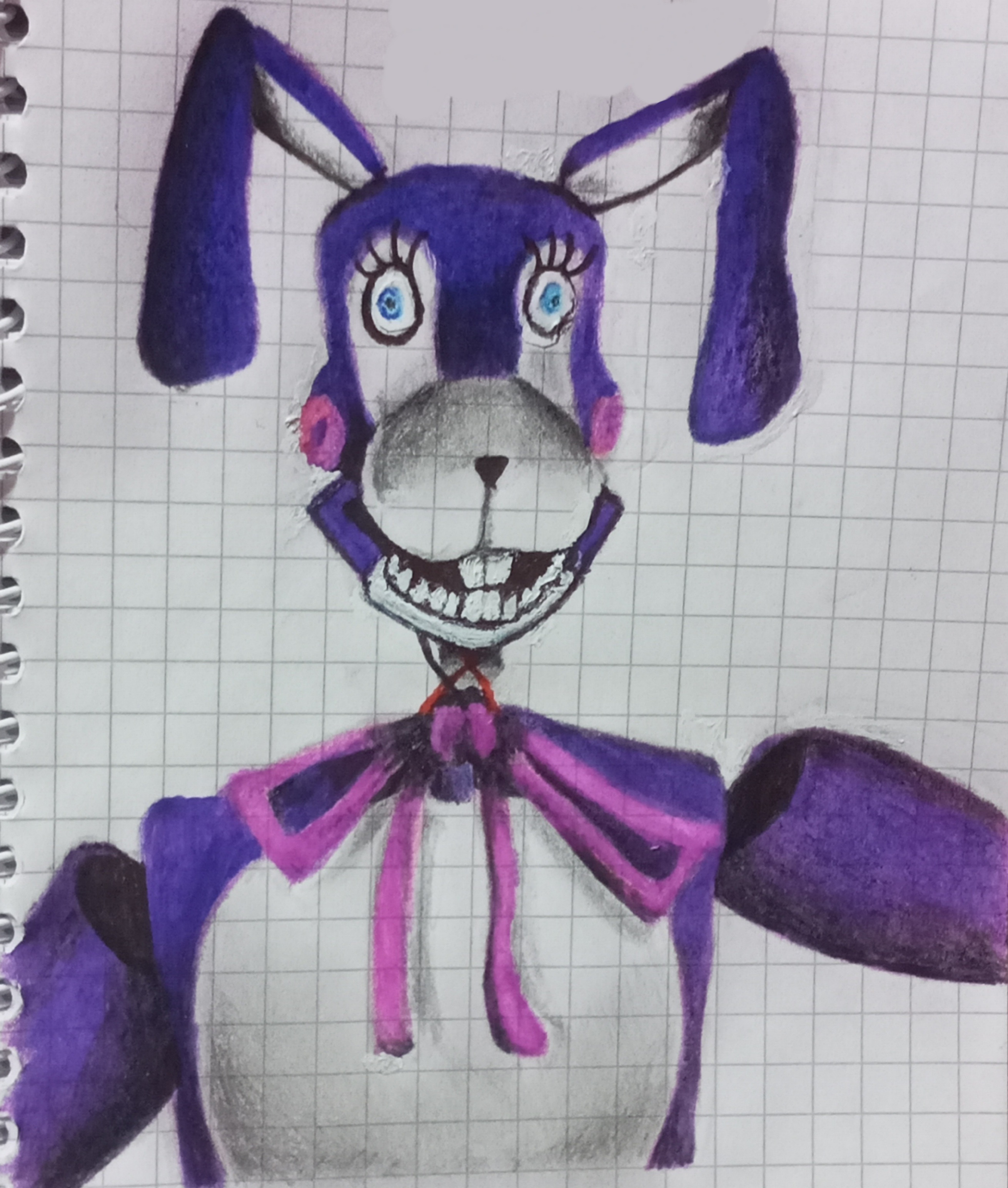 I tried to draw Bon from The Walten Files by 07User on DeviantArt