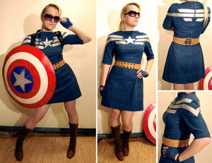 Captain America inspired dress