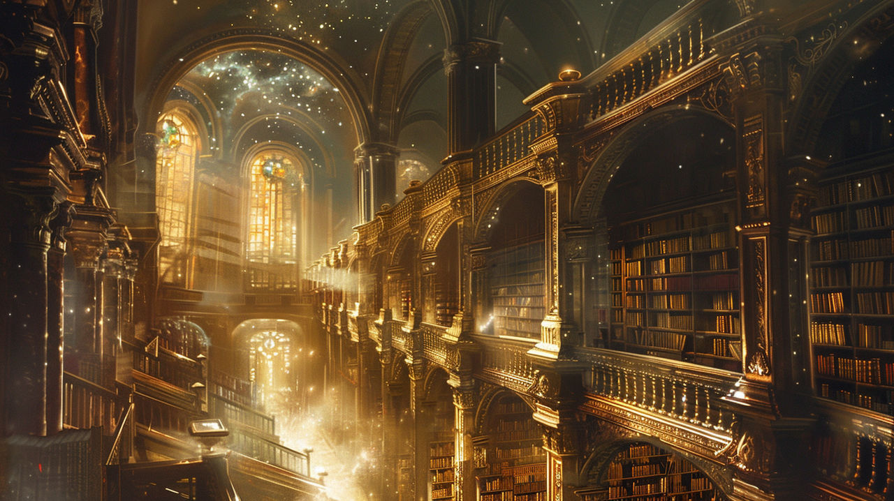 Terrific Library A Majestic Library by Andrewpinetree on DeviantArt