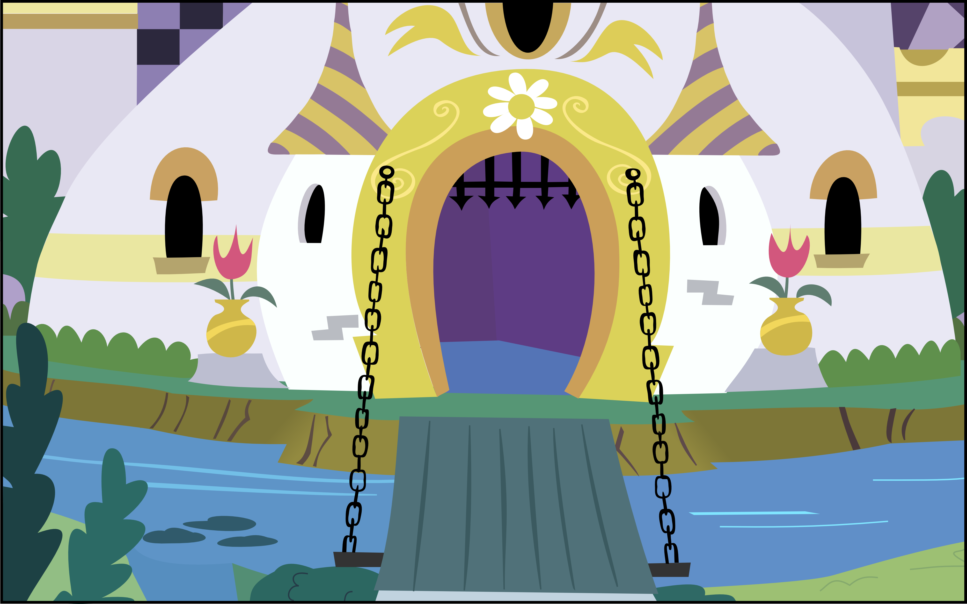 Canterlot Castle Entrance High-Res