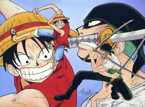 One Piece - Luffy Vs Zoro