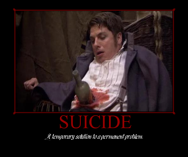 SUICIDE demotivator