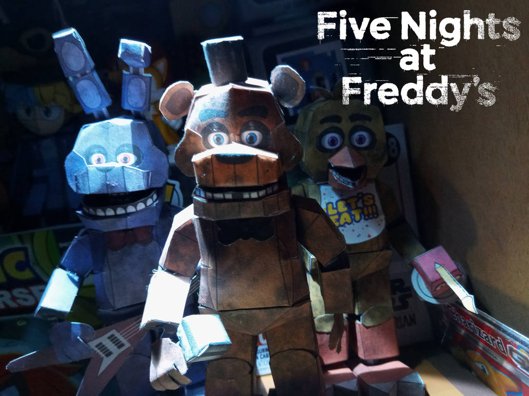 five nights at freddy's 1 papercraft by bromomento4657 on DeviantArt