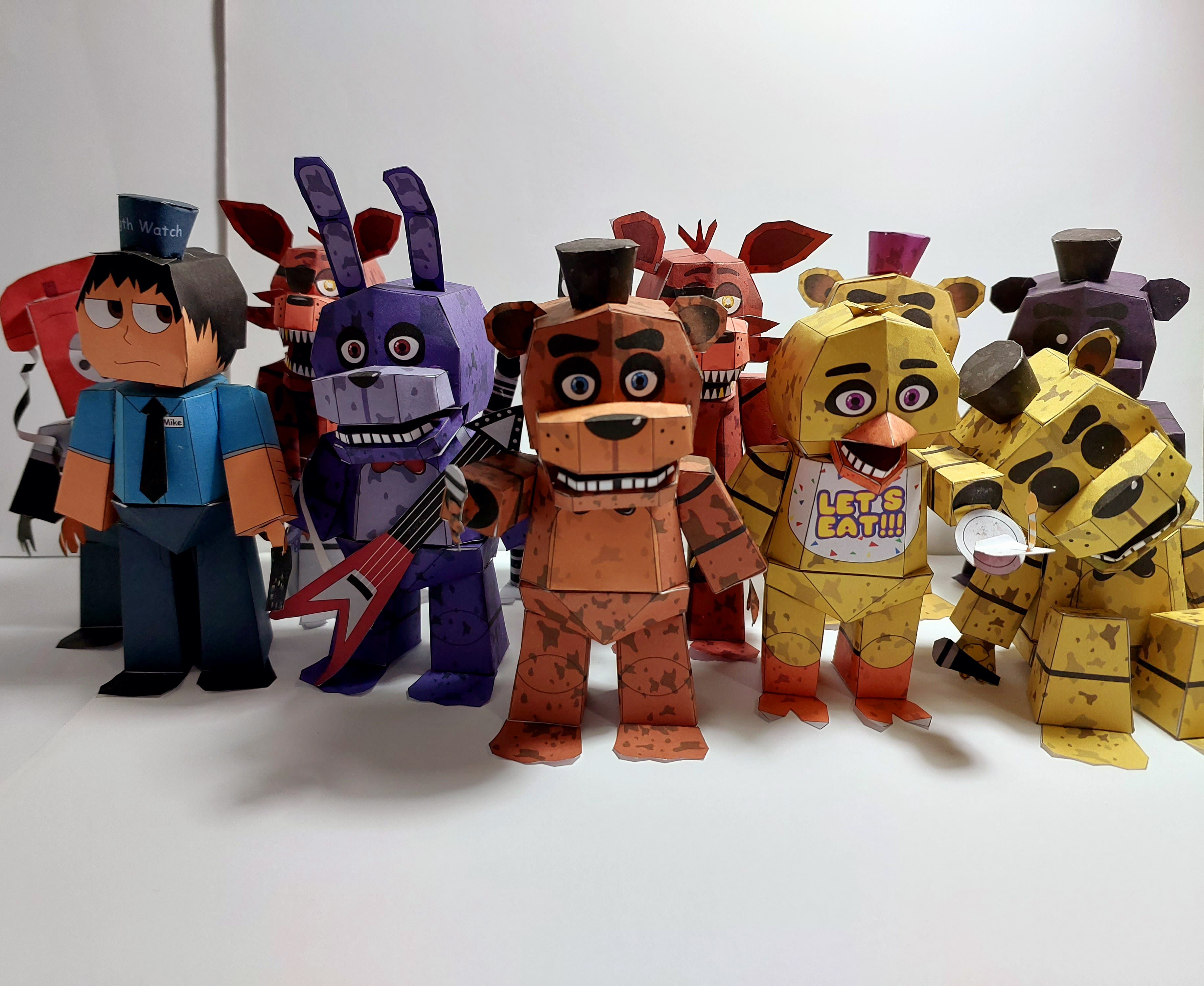 Fnaf peluches papercraft by tilino96uwuxd on DeviantArt