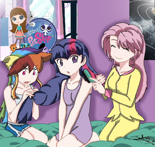 One Night In Pajama Party (Manga MLP Mauroz)