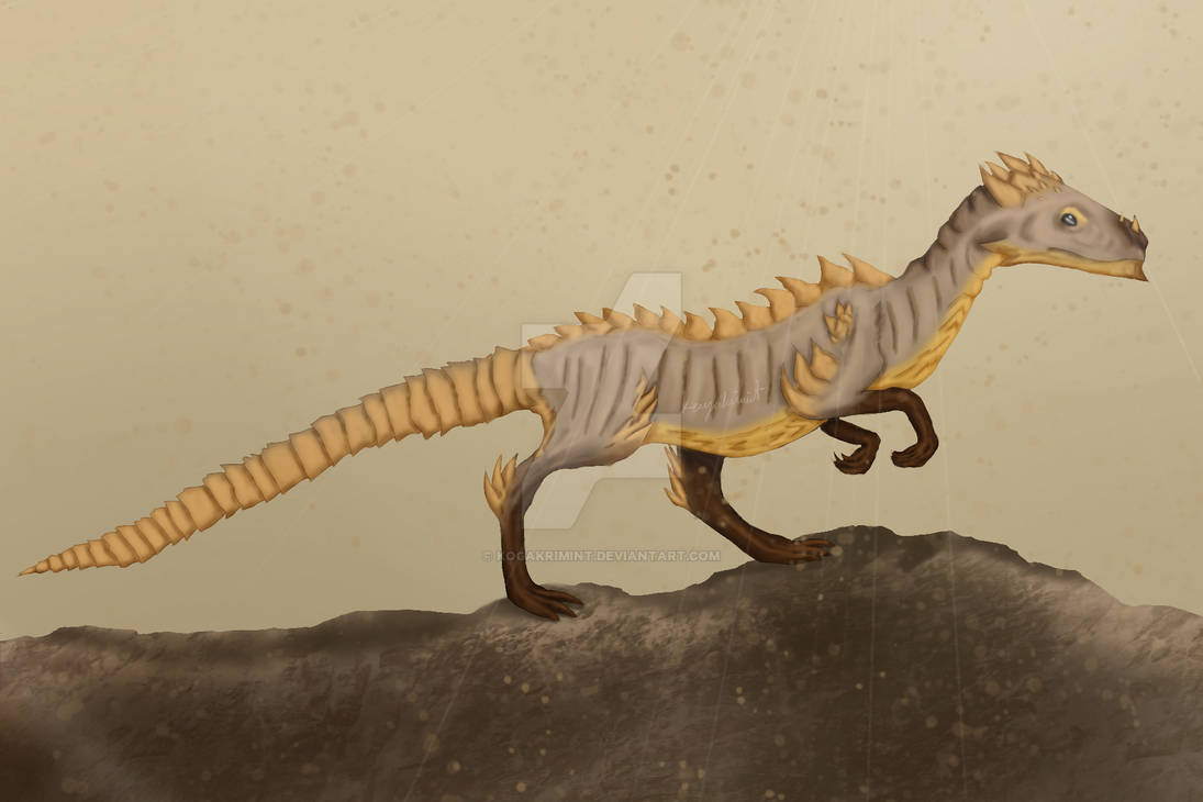 Desert Raptor Dragon by kogakrimint on DeviantArt