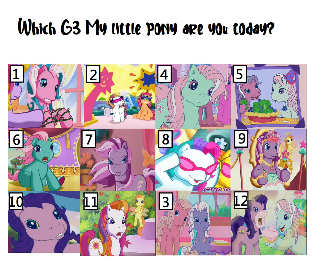 Which G3 Pony Are You Today Meme By Nostalgiapony On Deviantart Which G3 Pony Are You Today Meme By Nostalgiapony On Deviantart
