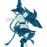 Jinx from LoL (vector art) (blue)