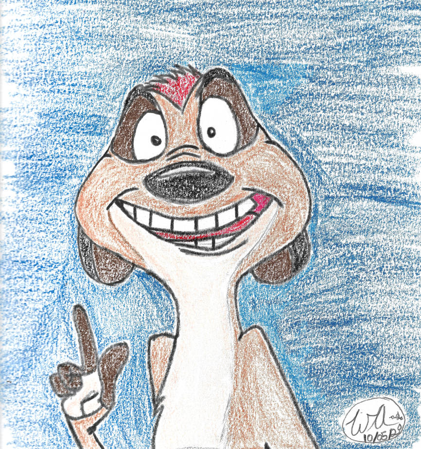 Timon Drawing 10-05-20 by William Ables by TAZMAN16ABLES on DeviantArt