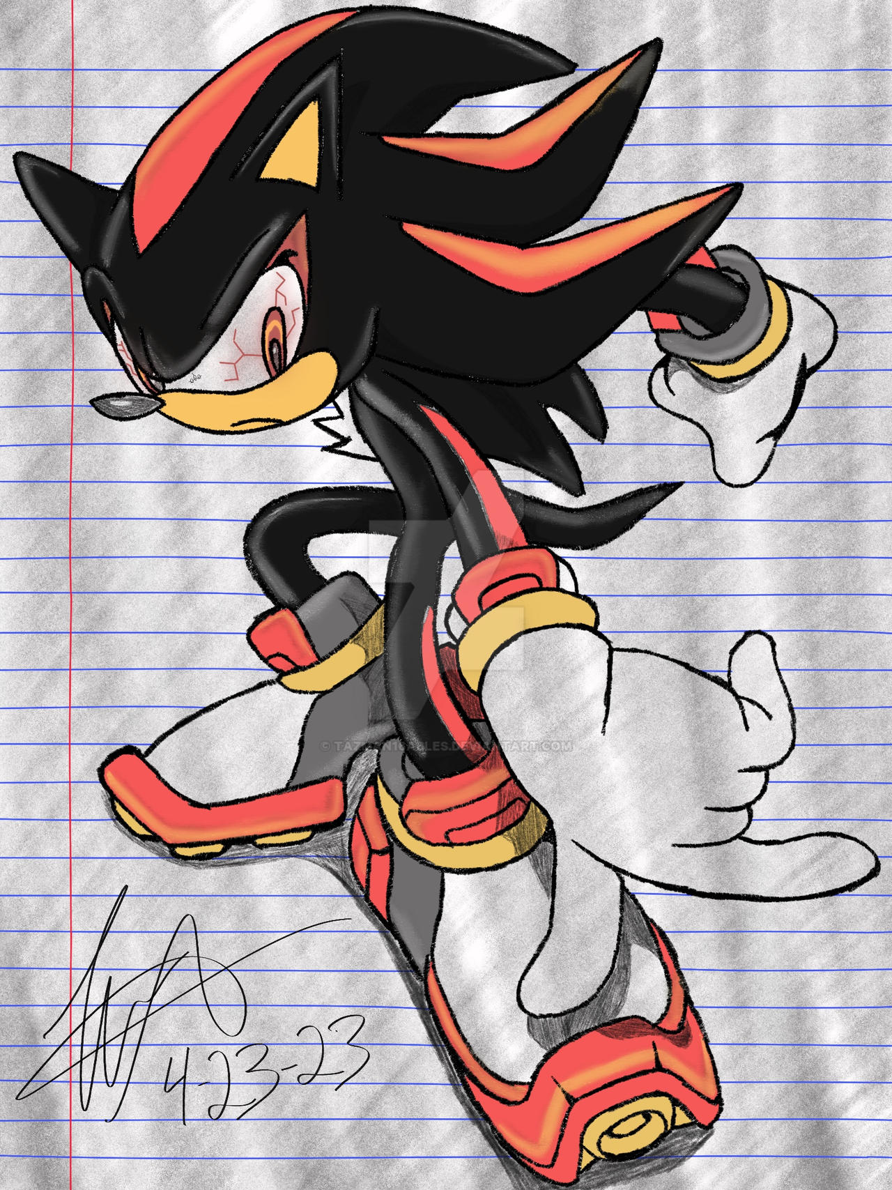Shadow the hedgehog by TAZMAN16ABLES on DeviantArt