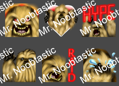 Wookie Emotes