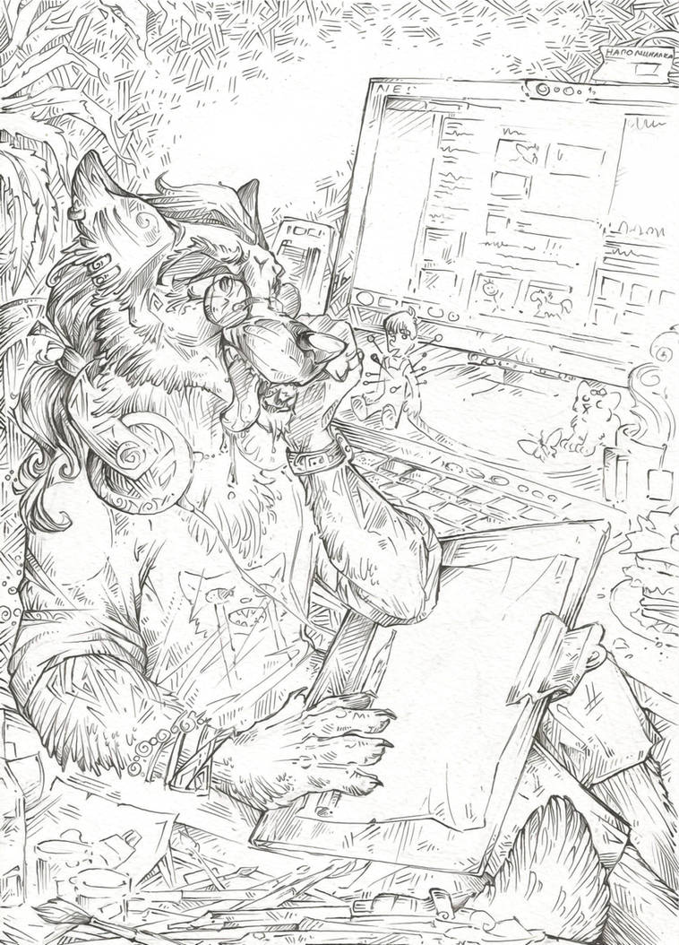 LoL (Free Line Art) by Taski-Guru