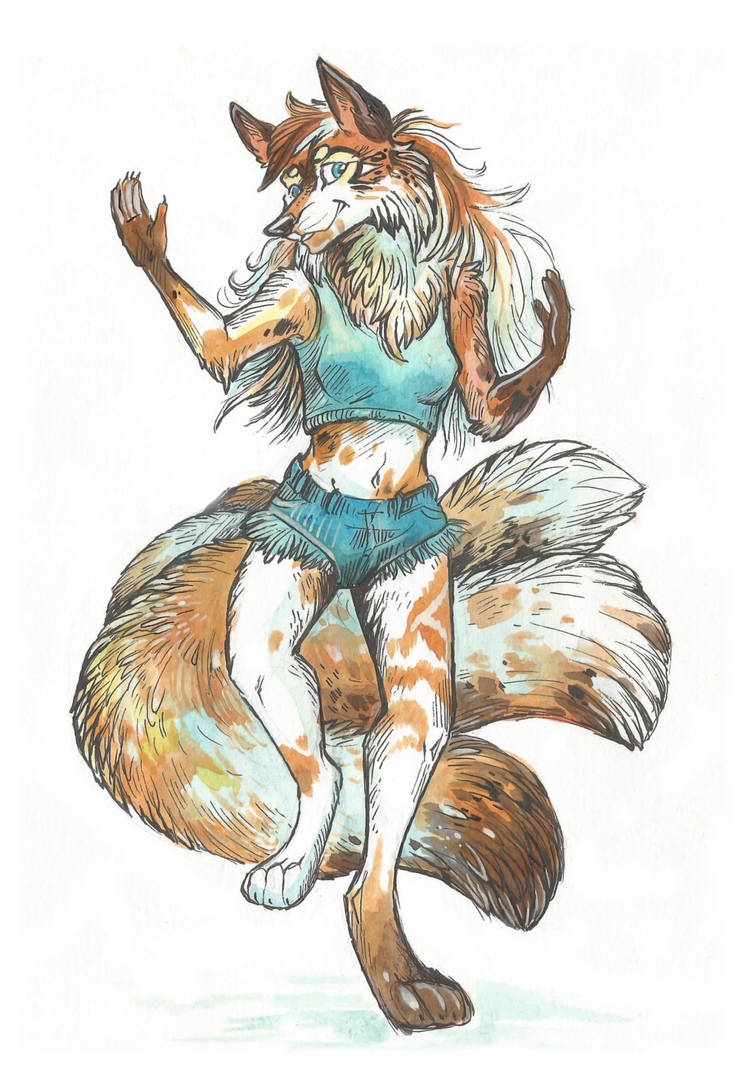 Furry Fox Кицунэ