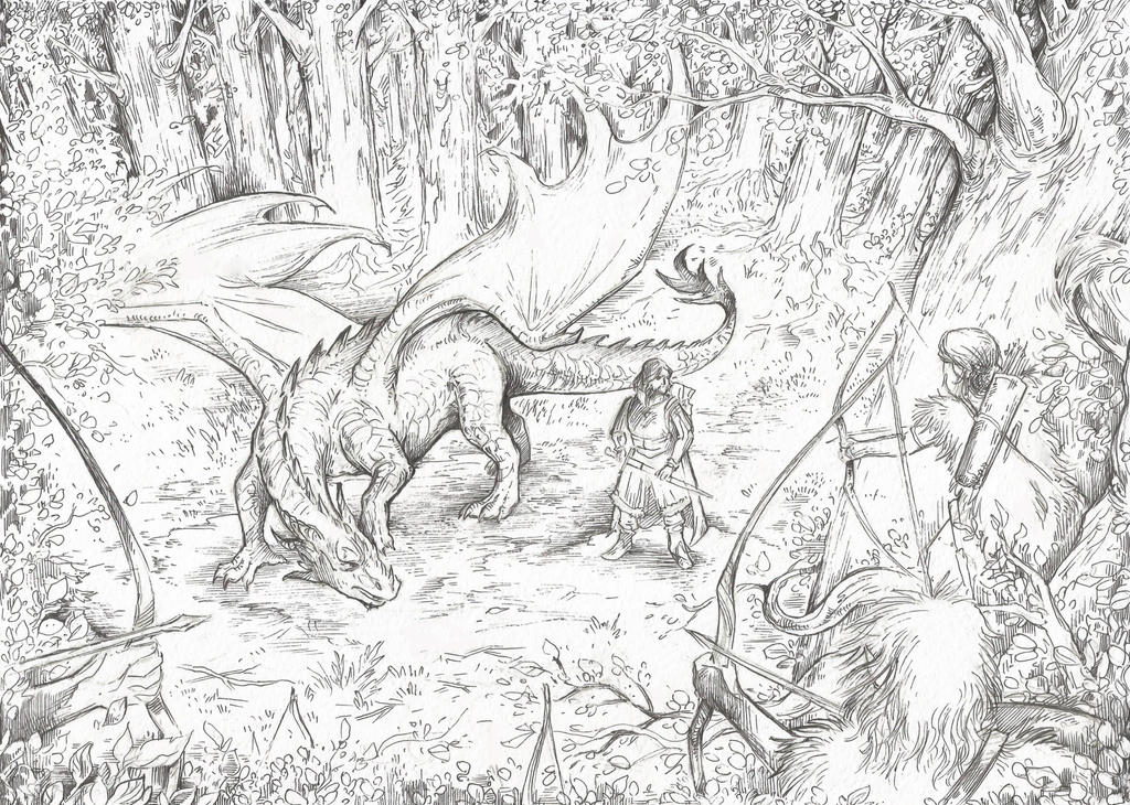 Intrusion (line art) by Taski-Guru on DeviantArt