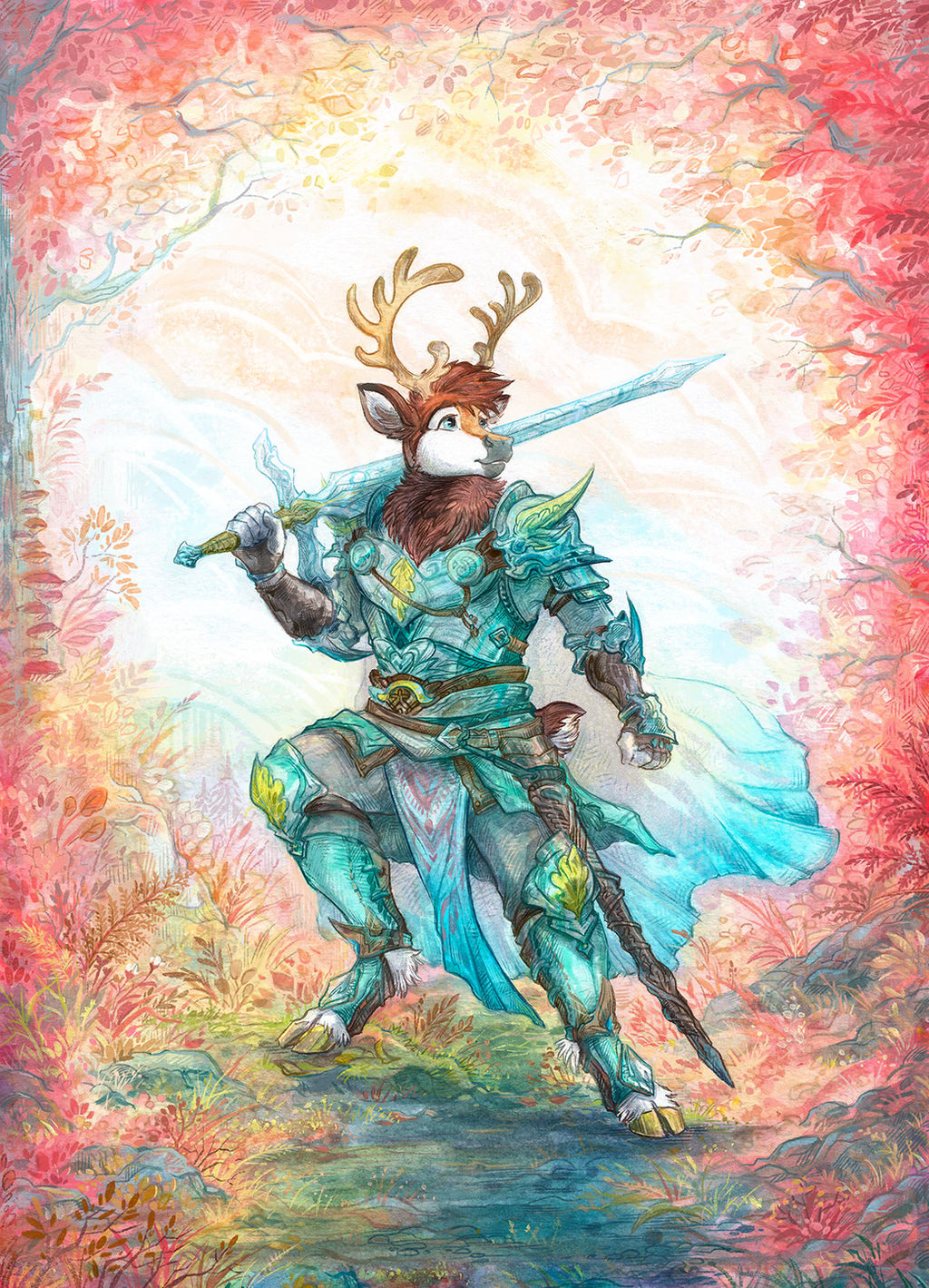 Fall Knight Background Autumn Knight by Taski-Guru on DeviantArt