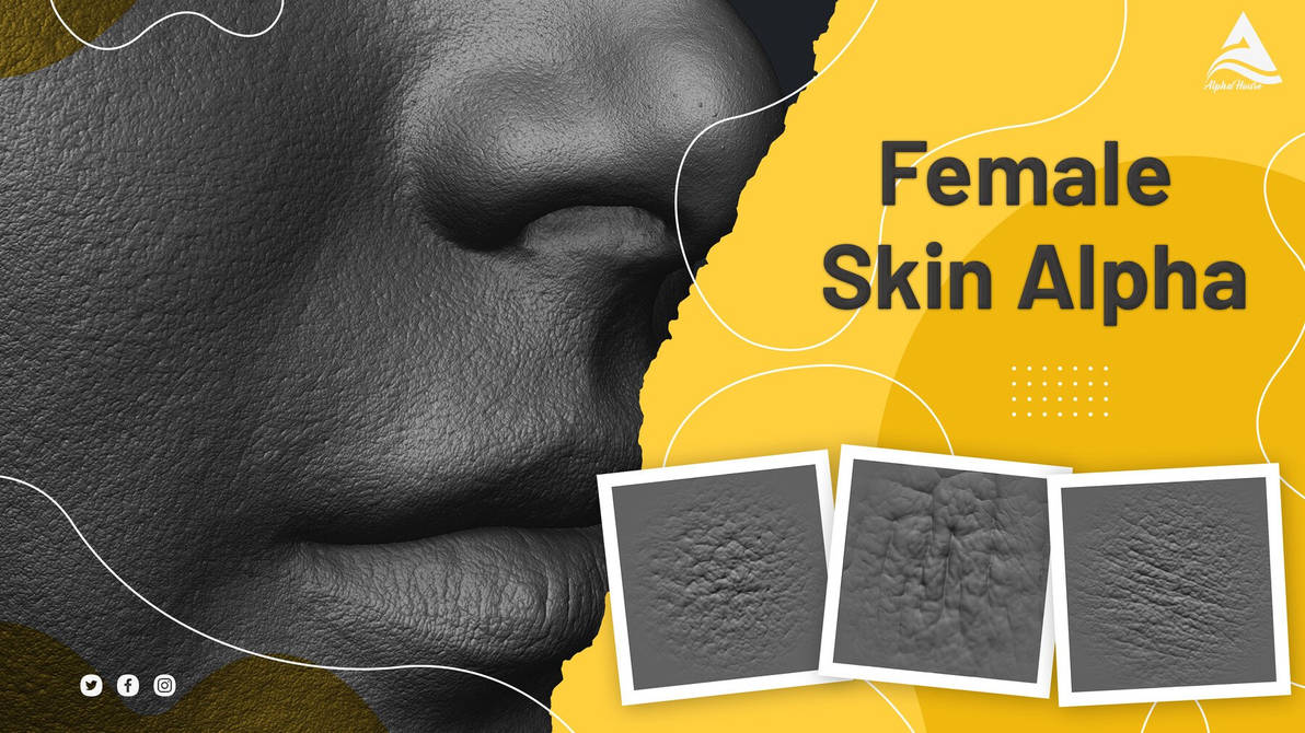 Alpha Face Feature Female Face Skin Alphas by Alphah0use on DeviantArt