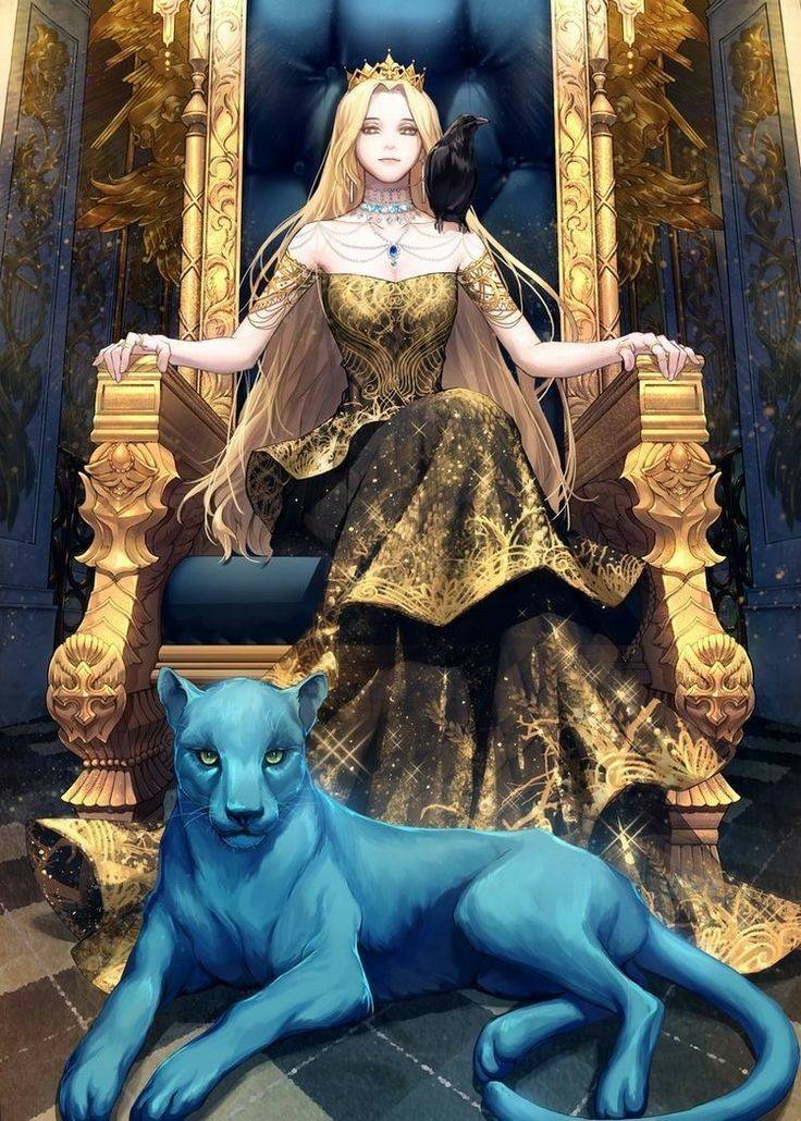 royal queen anime girl by linitachan on DeviantArt