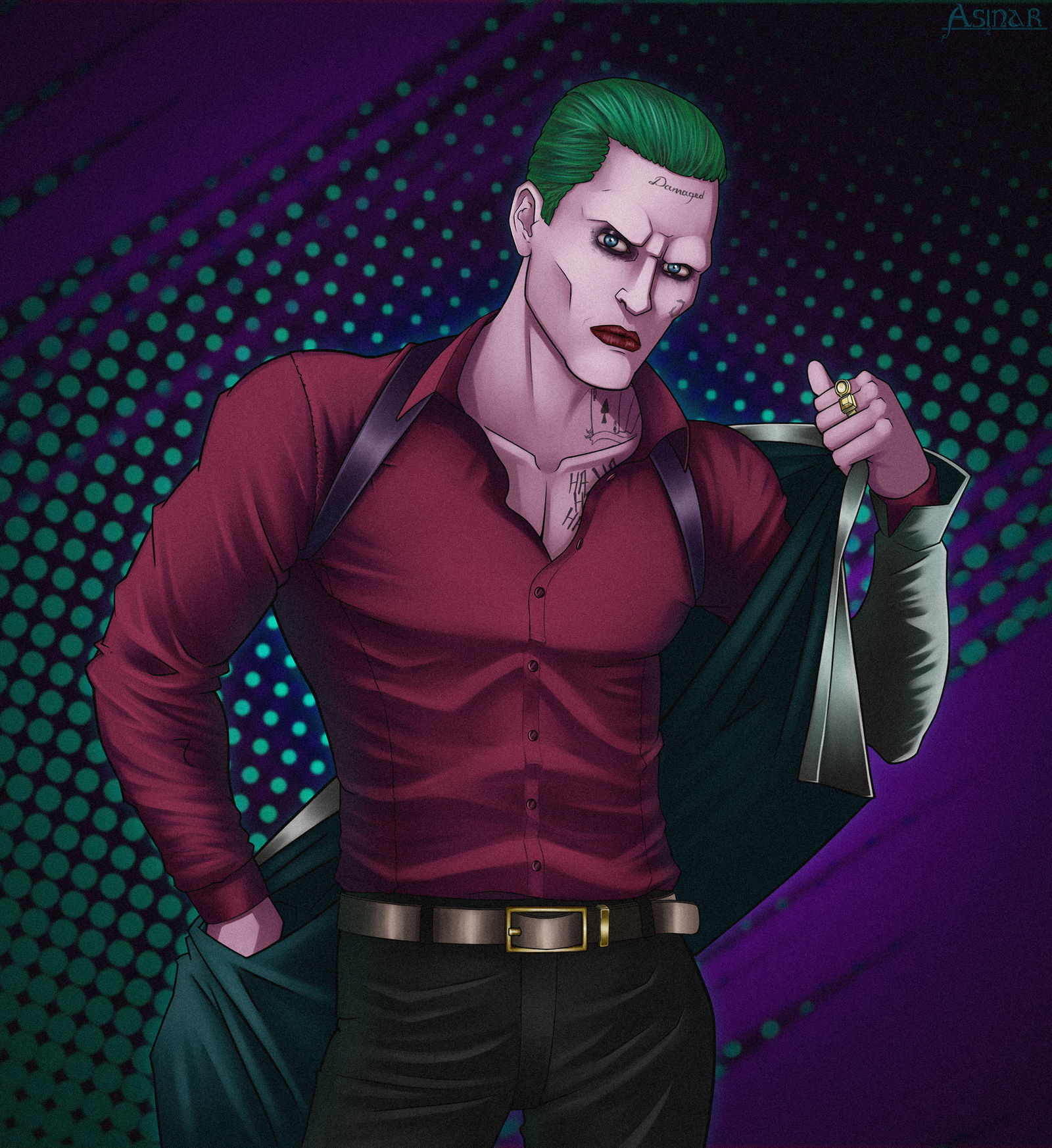 Suicide Squad Joker Metal Bookmark – Diligent Visual