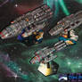 Galactica Pegasus Valkyrie BSG