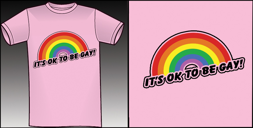 It's Okay to Be Gay t-shirt