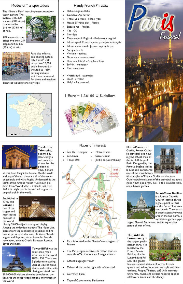 Paris Brochure by Hazel-Almonds on DeviantArt