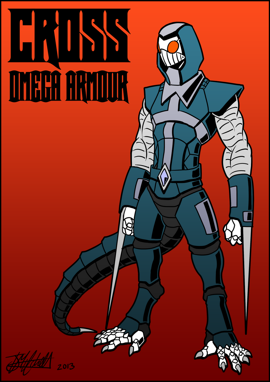 Cross Omega Armour design