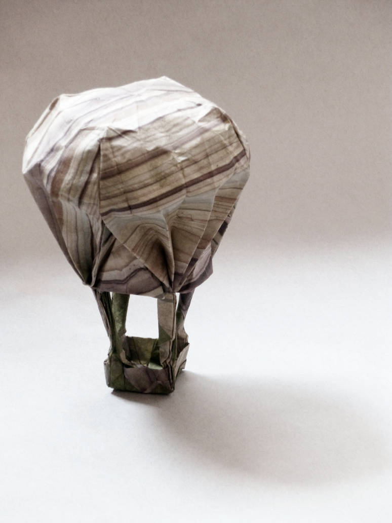 Origami Hot-Air Balloon by ObeseRhino on DeviantArt