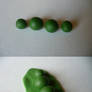 Peas Polymer Clay Tutorial