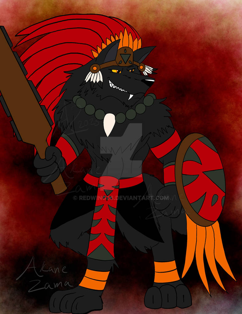Yaotecatl Aztec wolf warrior by Redwing96 on DeviantArt