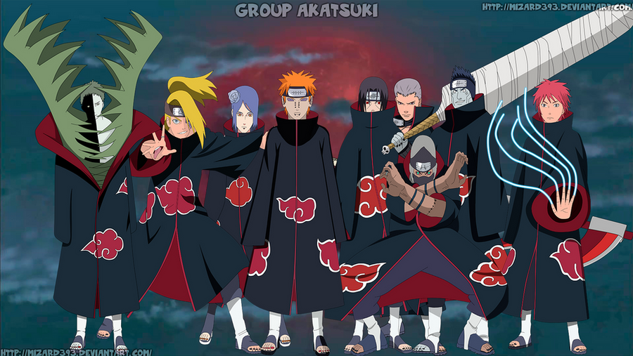 Akatsuki R Group Akatsuki by Mizard393 on DeviantArt