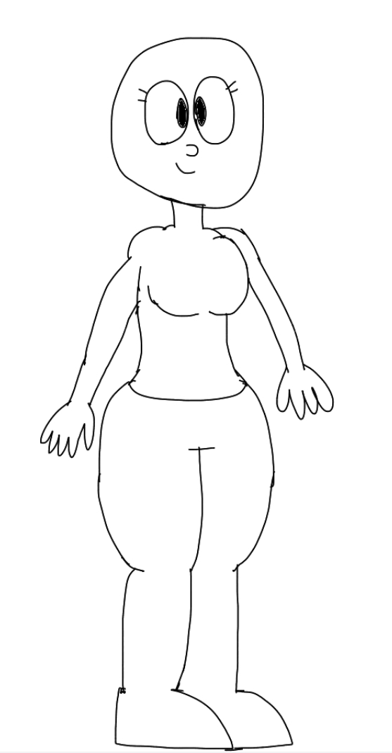 Deviantart Female Template Female Character Drawing Template by TehRandomBoii on DeviantArt