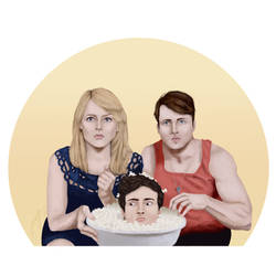 Courtney, Shayne and Anthony from Smosh